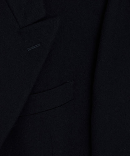 Italian Cashmere Double-Breasted Wythe Jacket - Navy