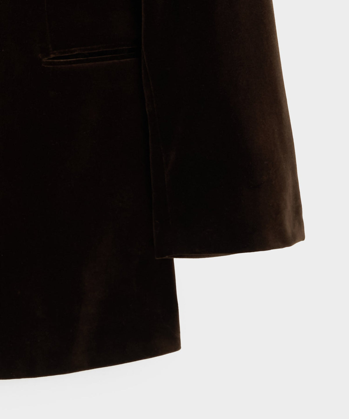Italian Velvet Dinner Jacket - Brown