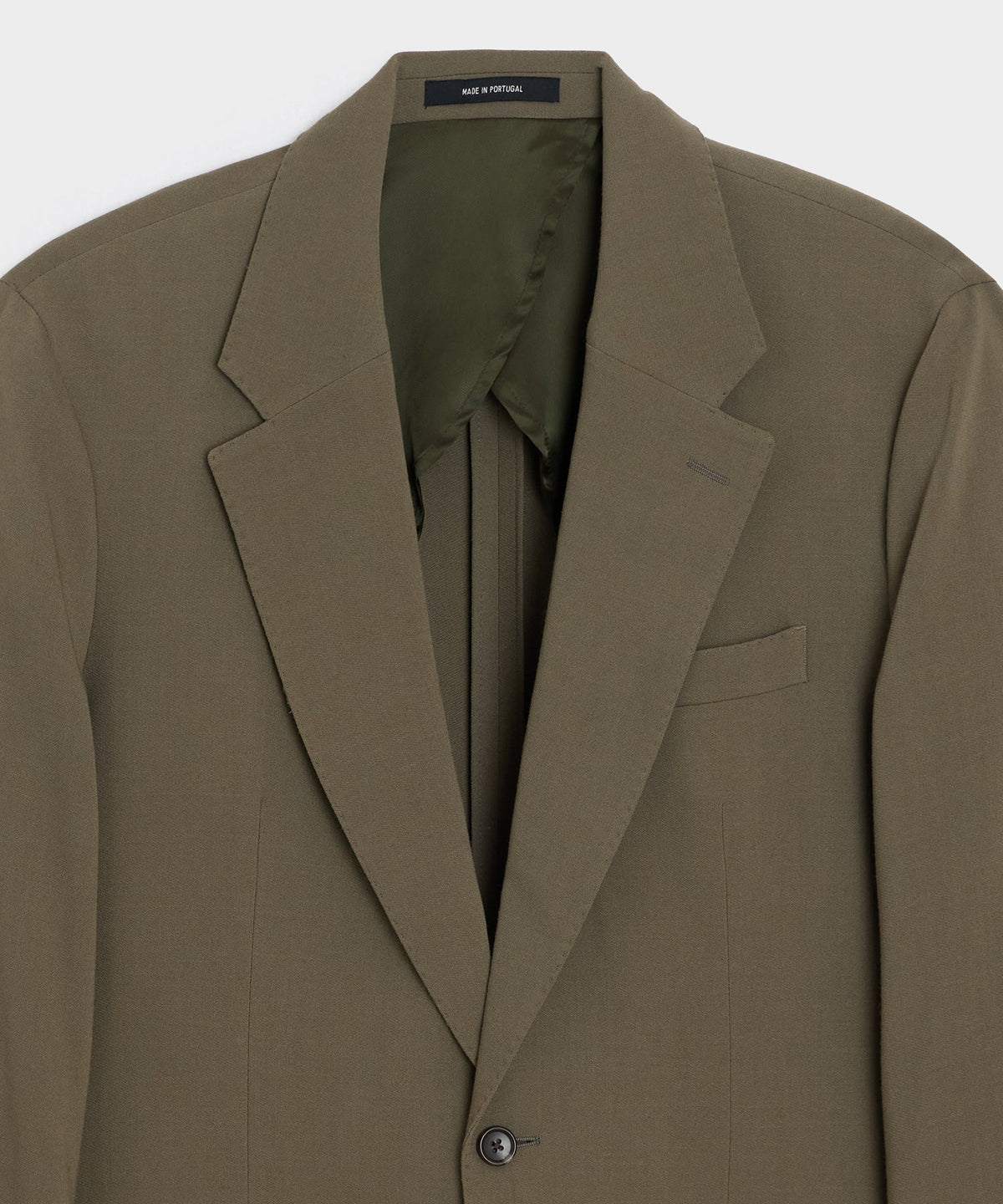 Italian Crepe Wythe Jacket - Olive