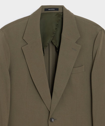 Italian Crepe Wythe Jacket - Olive