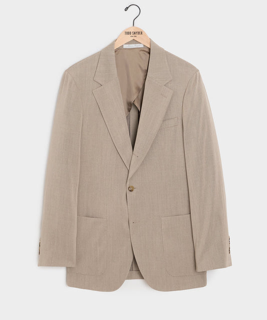 Italian Cavalry Twill Madison Jacket - Tan