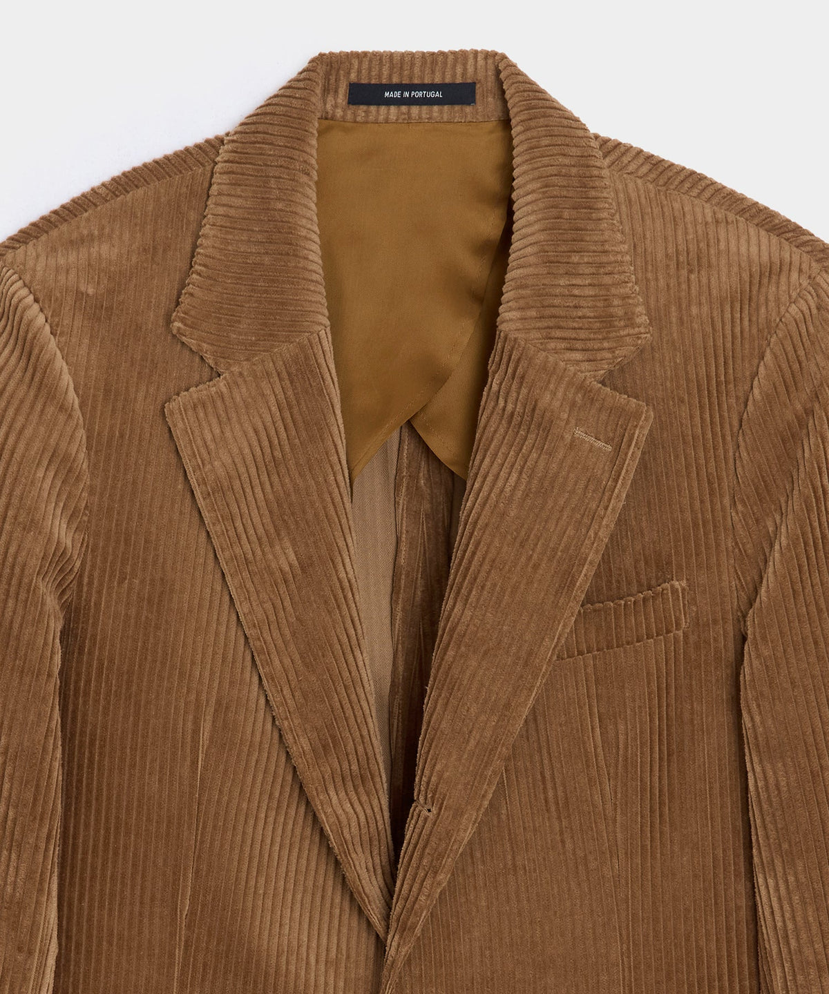 Italian Wide Wale Corduroy Madison Jacket - Brown