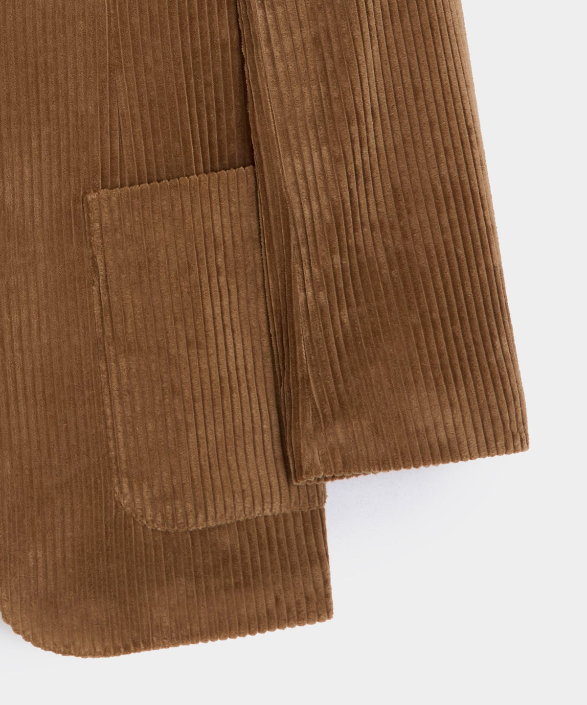 Italian Wide Wale Corduroy Madison Jacket - Brown