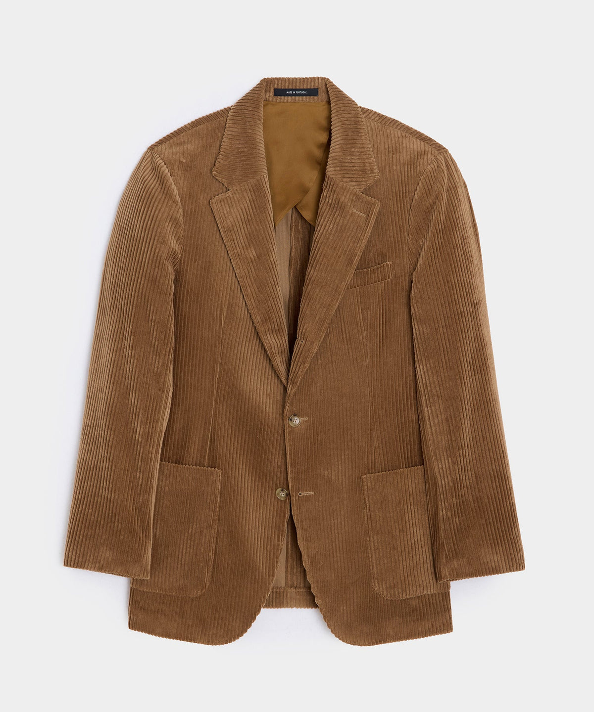 Italian Wide Wale Corduroy Madison Jacket - Brown