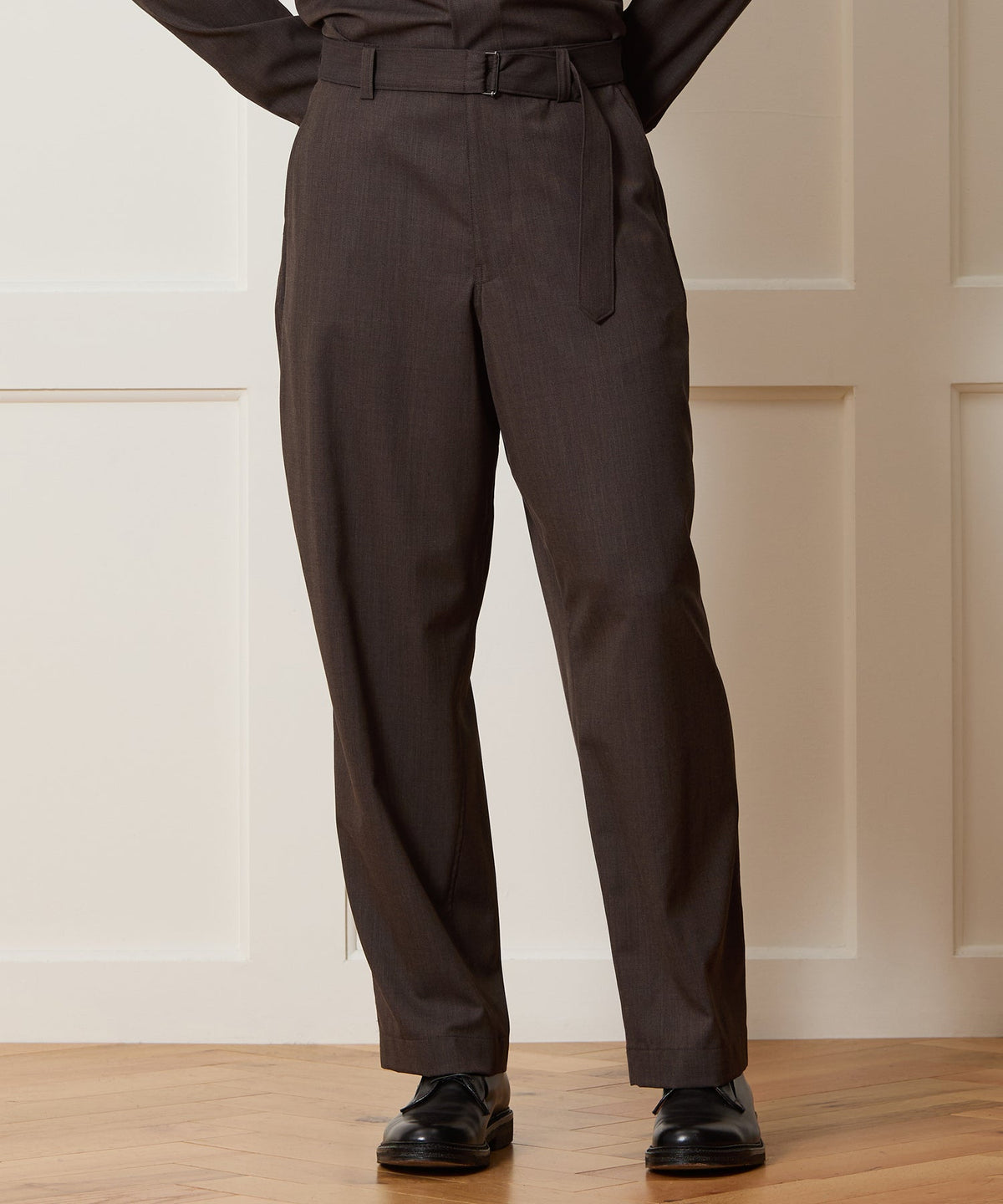 Italian Cavalry Twill Utility Trouser - Brown