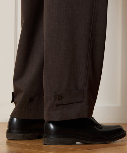 Italian Cavalry Twill Utility Trouser - Brown