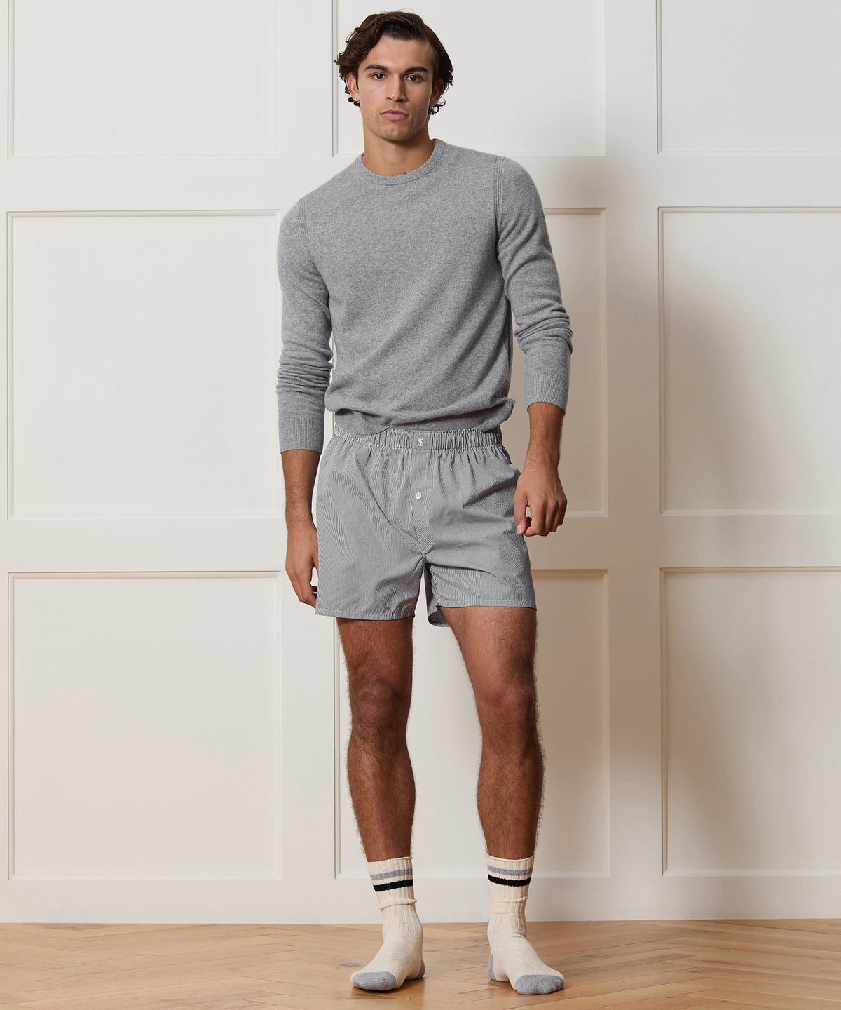 Portuguese Cotton Boxers - Black