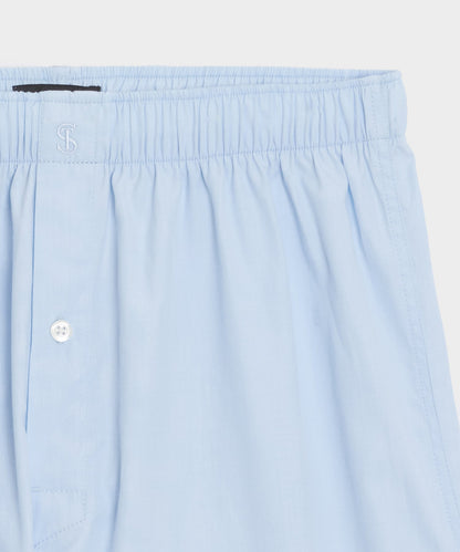 Portuguese Cotton Boxers - Cornflower