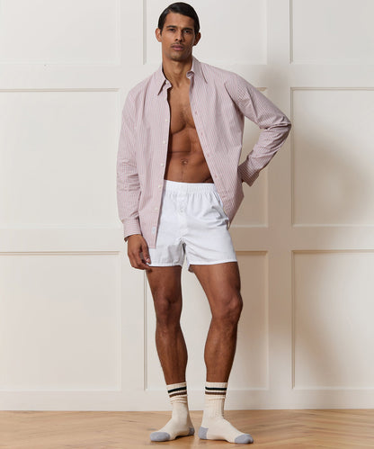 Portuguese Cotton Boxers - White