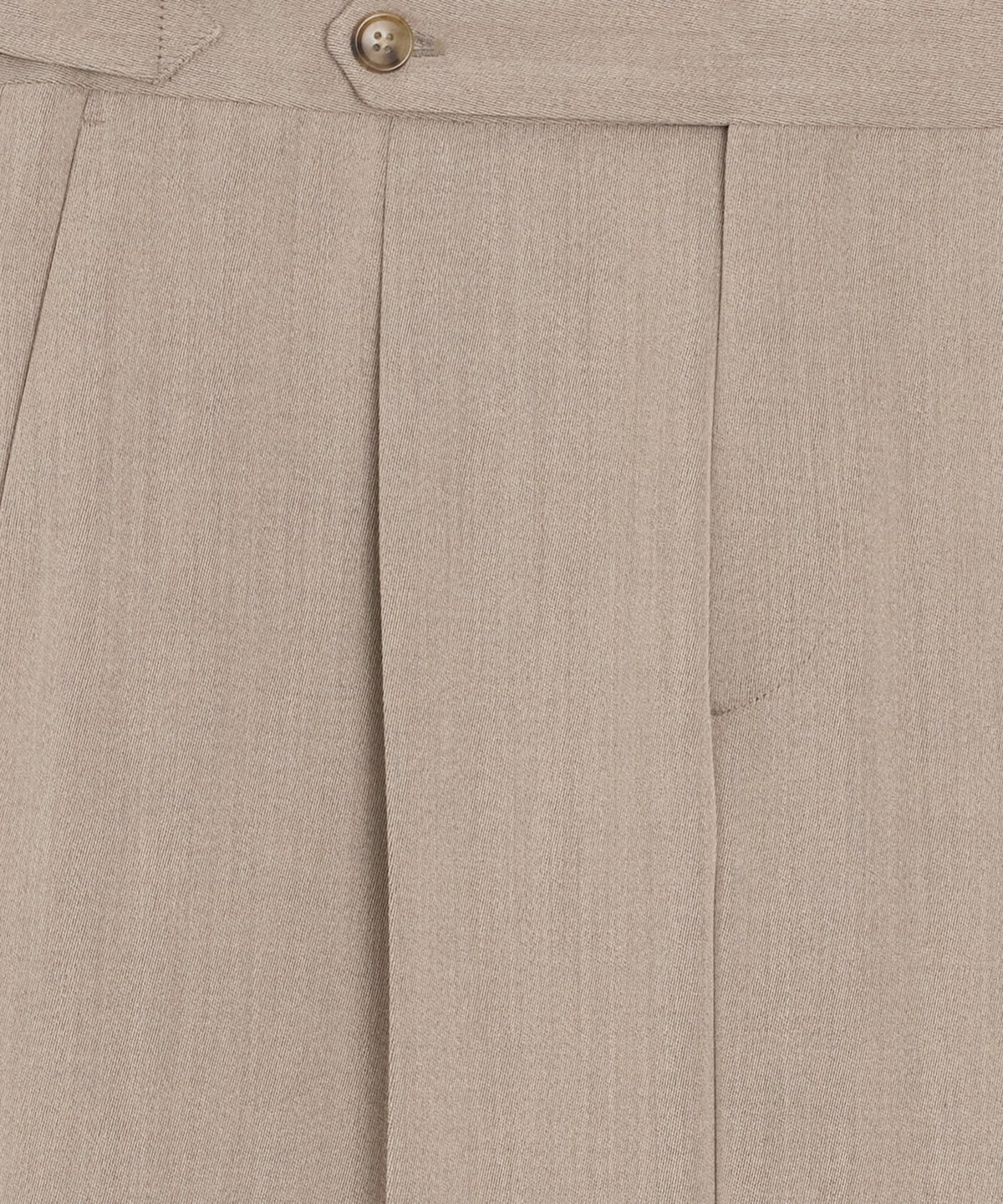 Italian Cavalry Twill Side Tab Trouser - Tan
