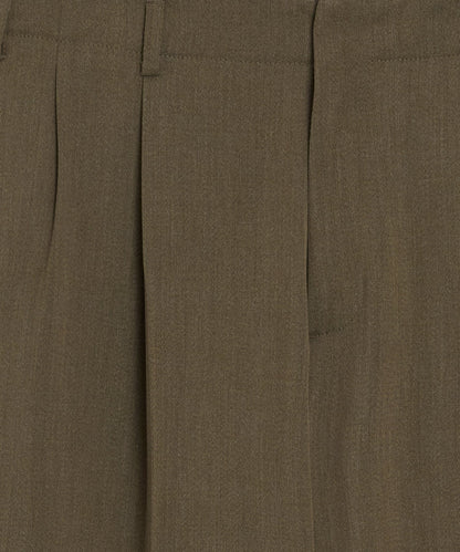 Italian Cavalry Twill Hollywood Trouser - Surplus Olive