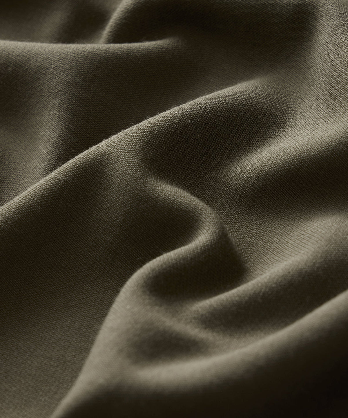 Italian Crepe Wool Shirt - Olive