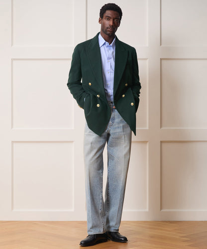 Italian Cashmere Wythe Blazer - Emerald Green