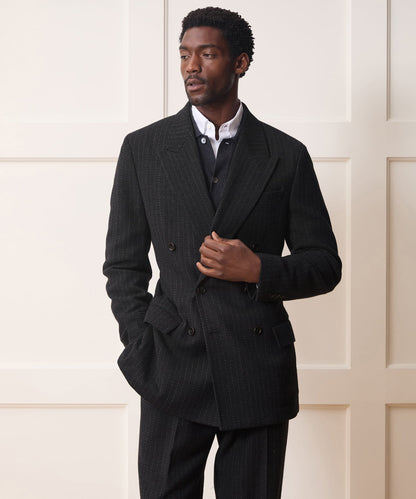 Italian Wool Cashmere Wythe Jacket - Charcoal