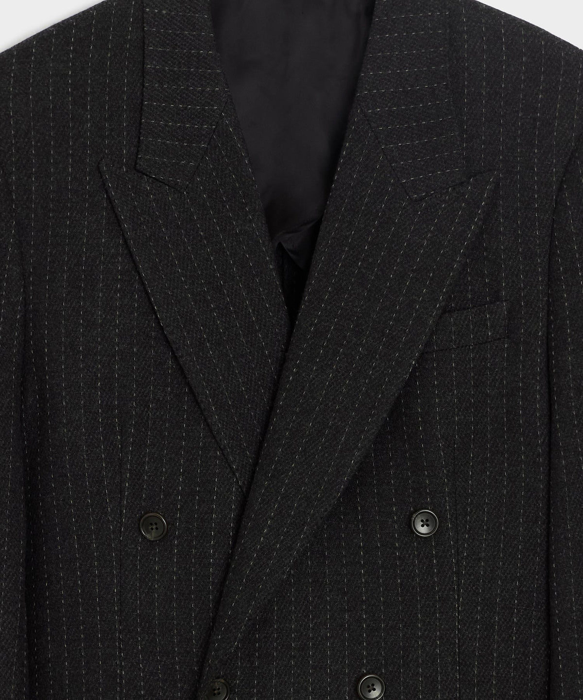 Italian Wool Cashmere Wythe Jacket - Charcoal
