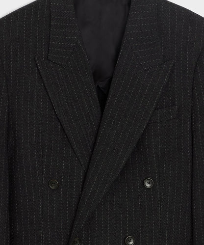Italian Wool Cashmere Wythe Jacket - Charcoal