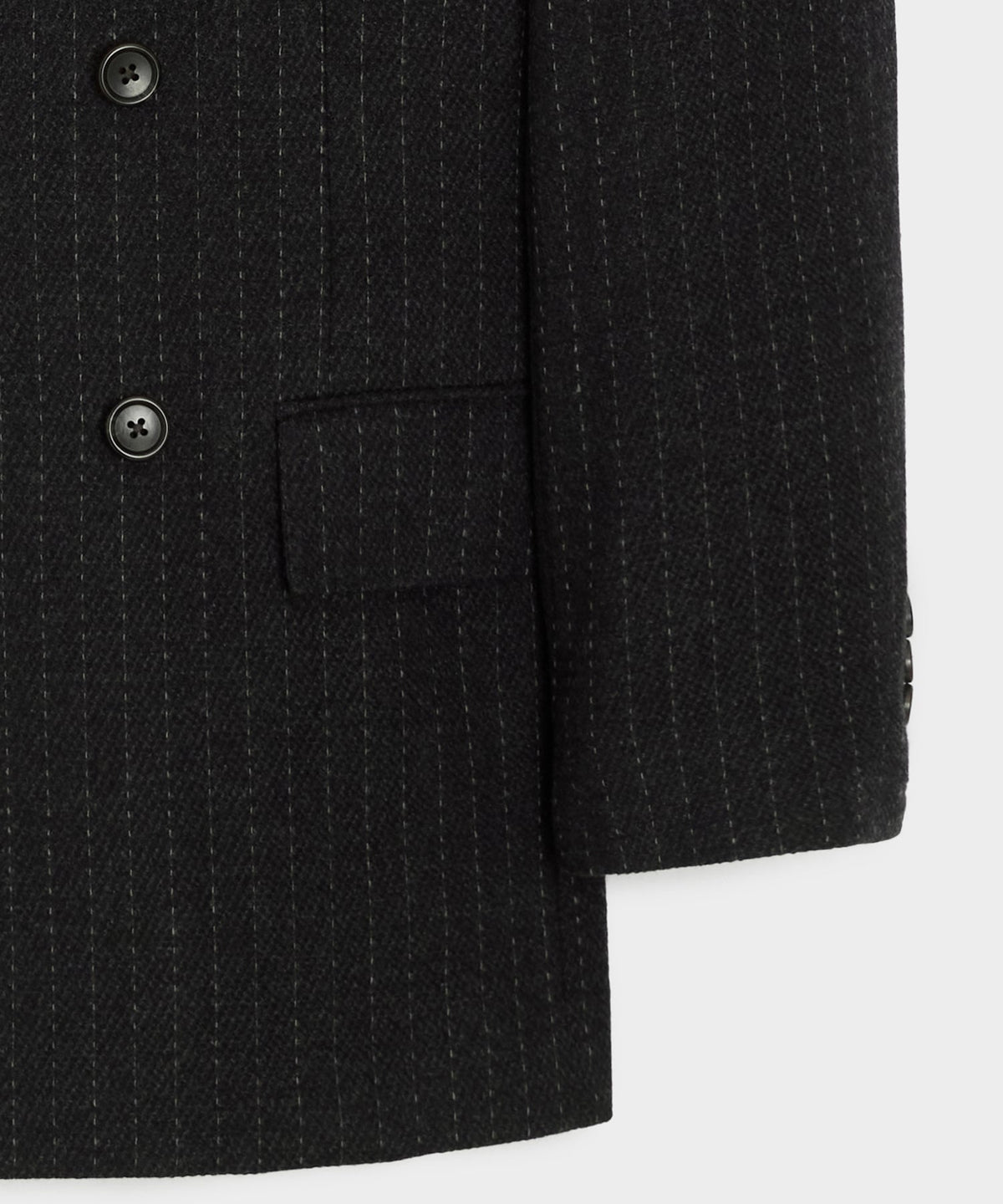 Italian Wool Cashmere Wythe Jacket - Charcoal