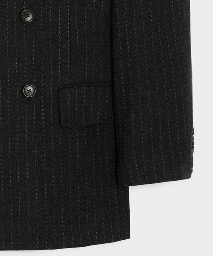 Italian Wool Cashmere Wythe Jacket - Charcoal
