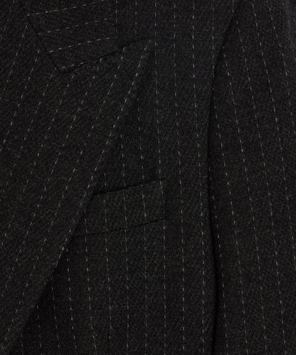 Italian Wool Cashmere Wythe Jacket - Charcoal