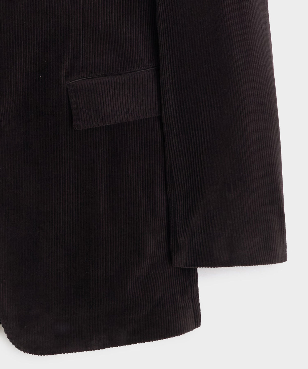 Italian Wide Wale Corduroy Wythe Jacket - Dark Brown