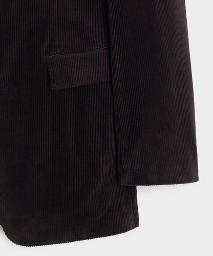 Italian Wide Wale Corduroy Wythe Jacket - Dark Brown