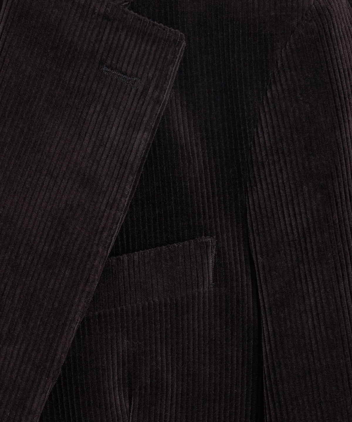 Italian Wide Wale Corduroy Wythe Jacket - Dark Brown