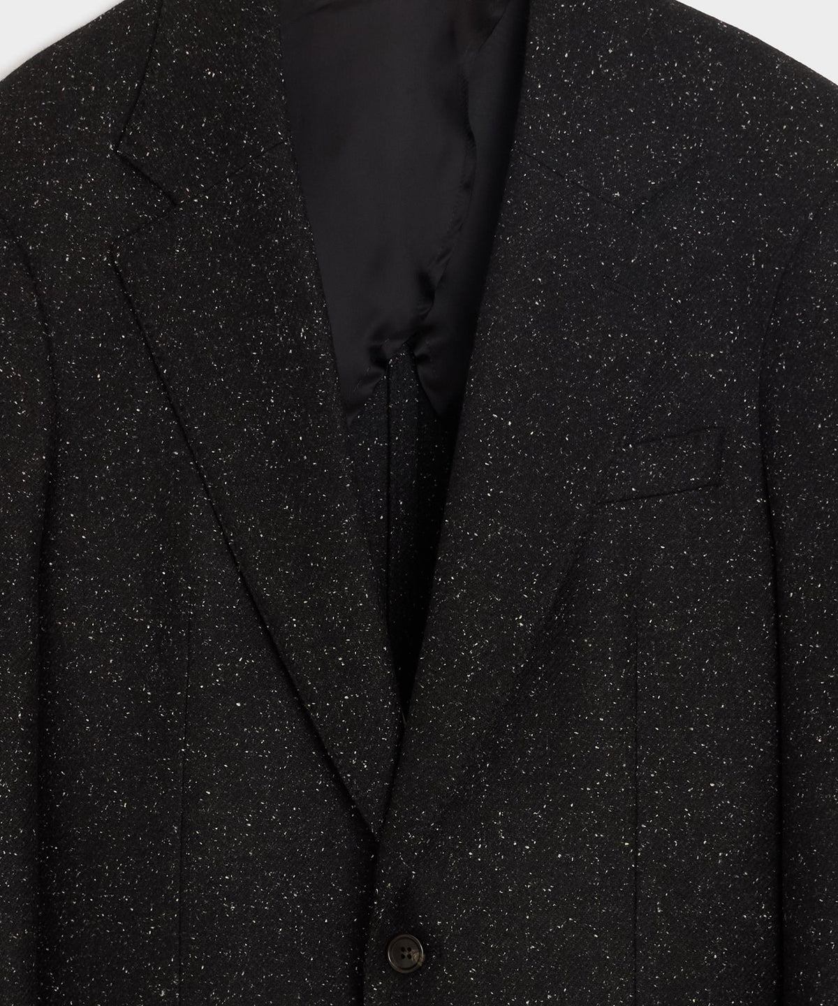 Italian Silk-Donegal Wythe Jacket - Charcoal