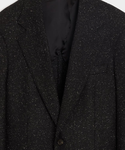 Italian Silk-Donegal Wythe Jacket - Charcoal