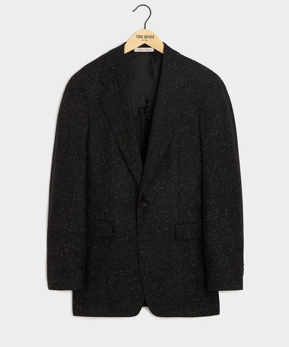 Italian Silk-Donegal Wythe Jacket - Charcoal