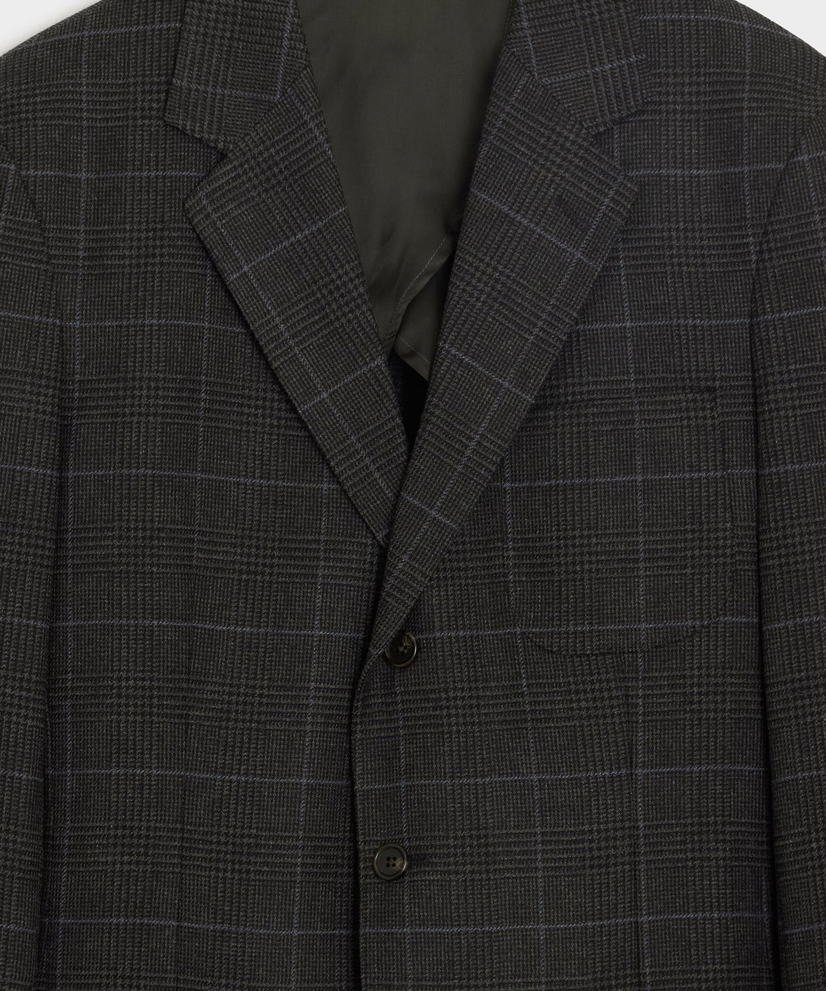 Italian Glen Plaid Wythe Jacket - Charcoal