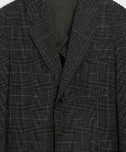 Italian Glen Plaid Wythe Jacket - Charcoal