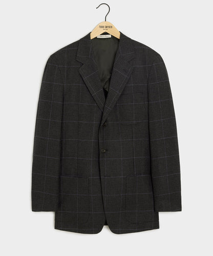 Italian Glen Plaid Wythe Jacket - Charcoal