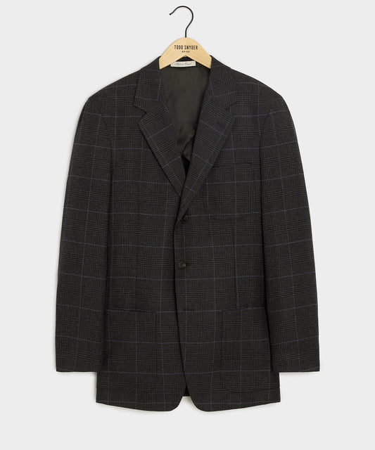 Italian Glen Plaid Wythe Jacket - Charcoal