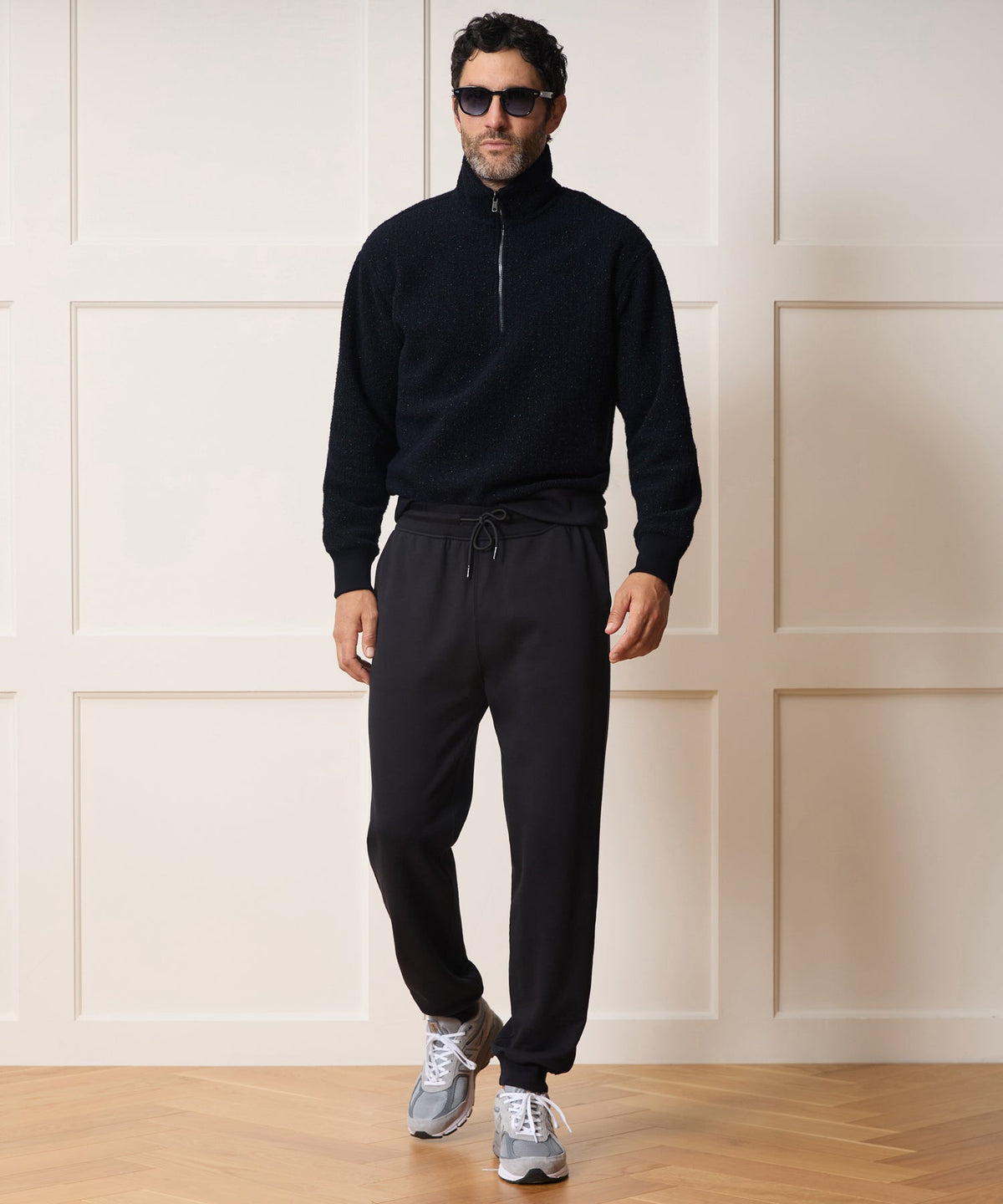 Donegal Fleece Quarter-Zip - Navy