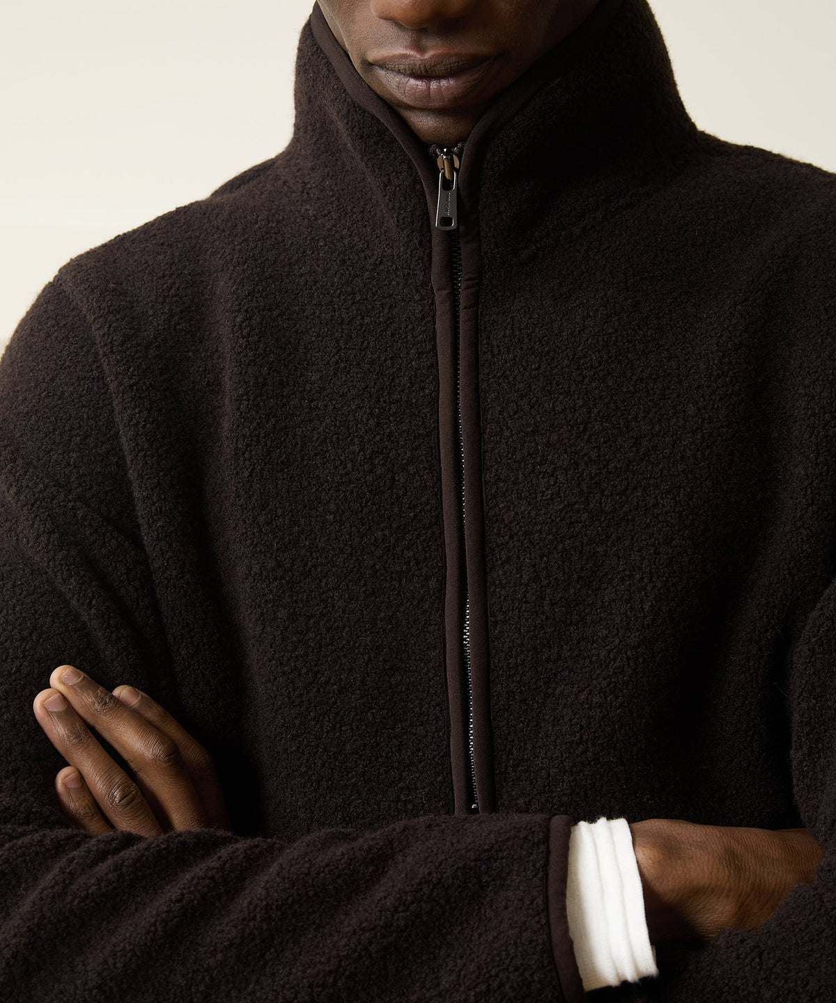 Italian Upstate Sherpa Jacket - Espresso Bean