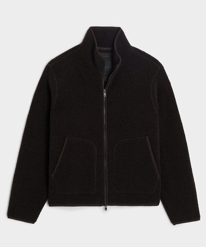 Italian Upstate Sherpa Jacket - Espresso Bean