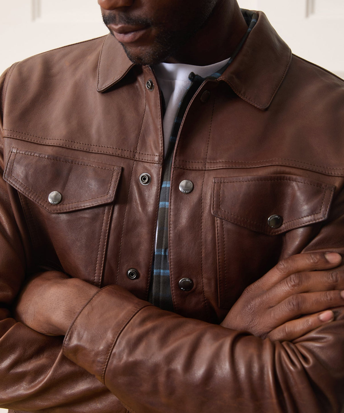 Lambskin Dylan Jacket - Pecan