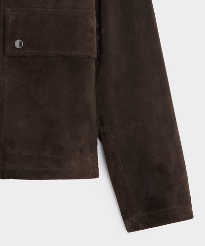 Todd Snyder x Lagavulin Suede Stable Jacket - Brown