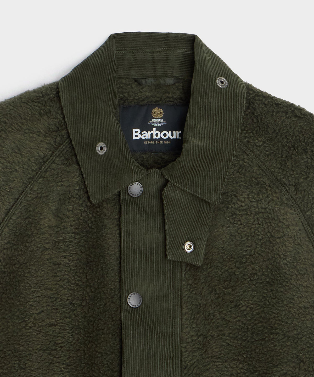 Barbour Fleece Transport Jacket - Sage