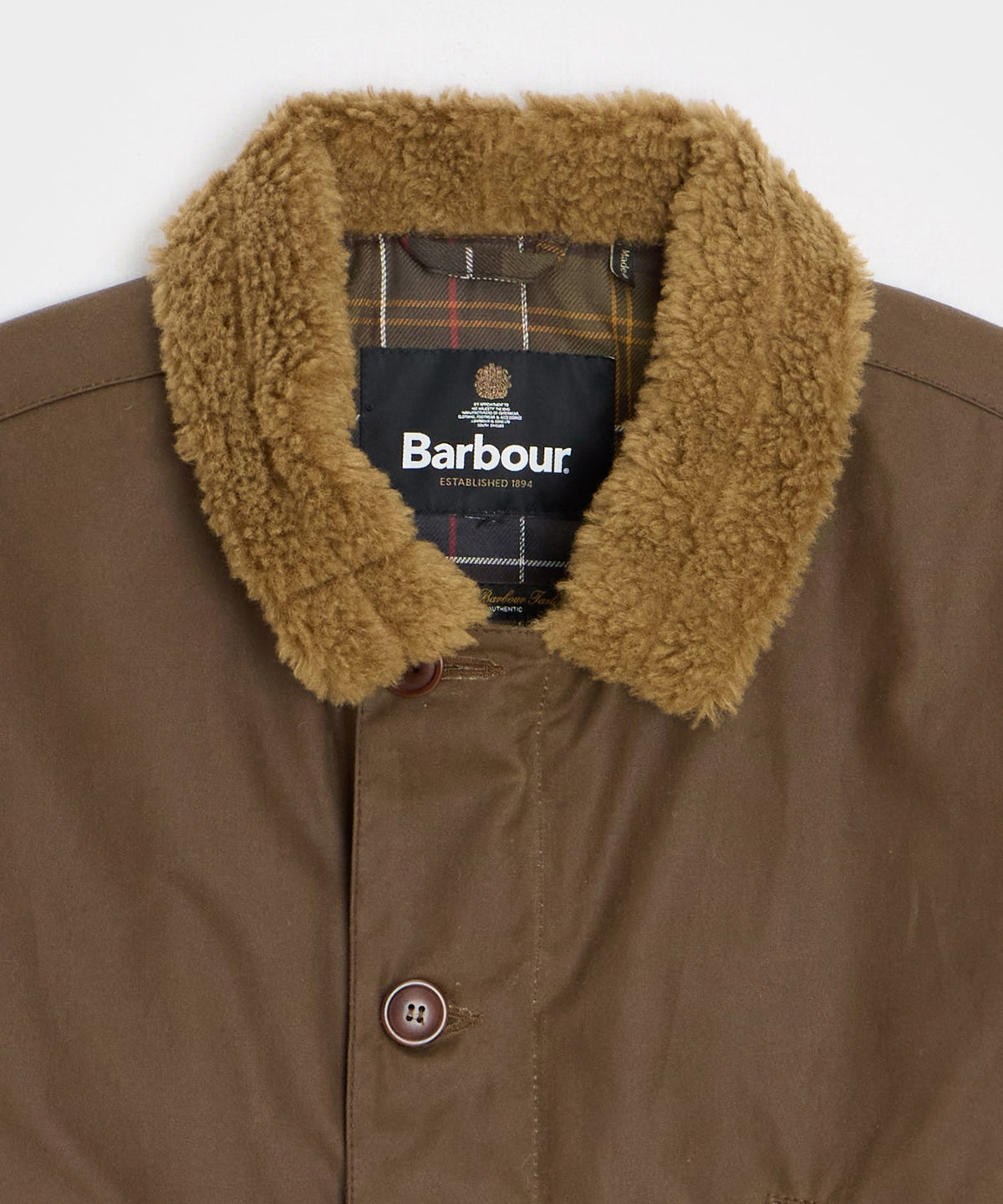 Barbour Wax Macklow Jacket - Brown