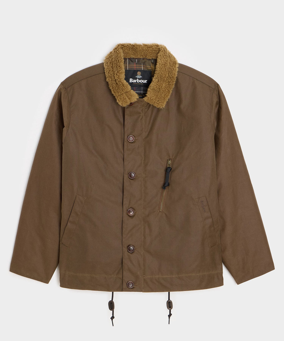 Barbour Wax Macklow Jacket - Brown