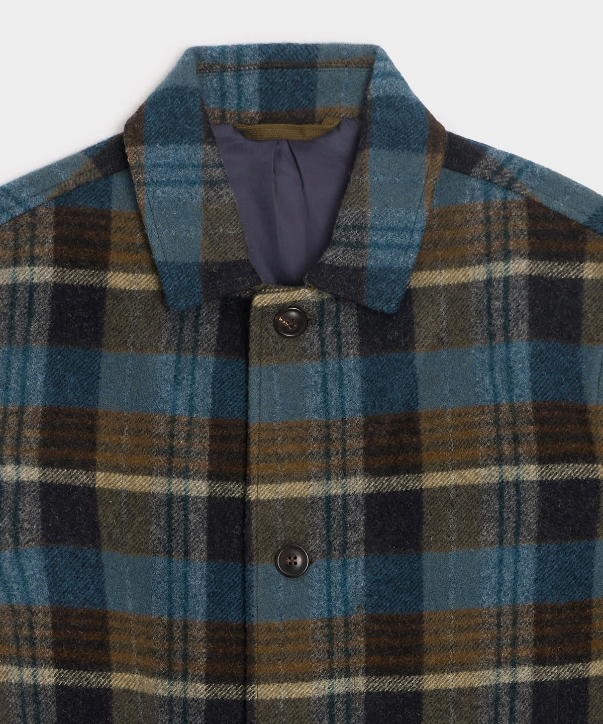 Italian Wool Walking Jacket - Blue