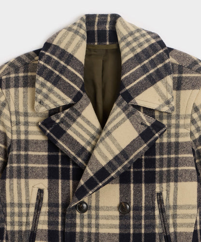 Italian Wool Peacoat - Navy