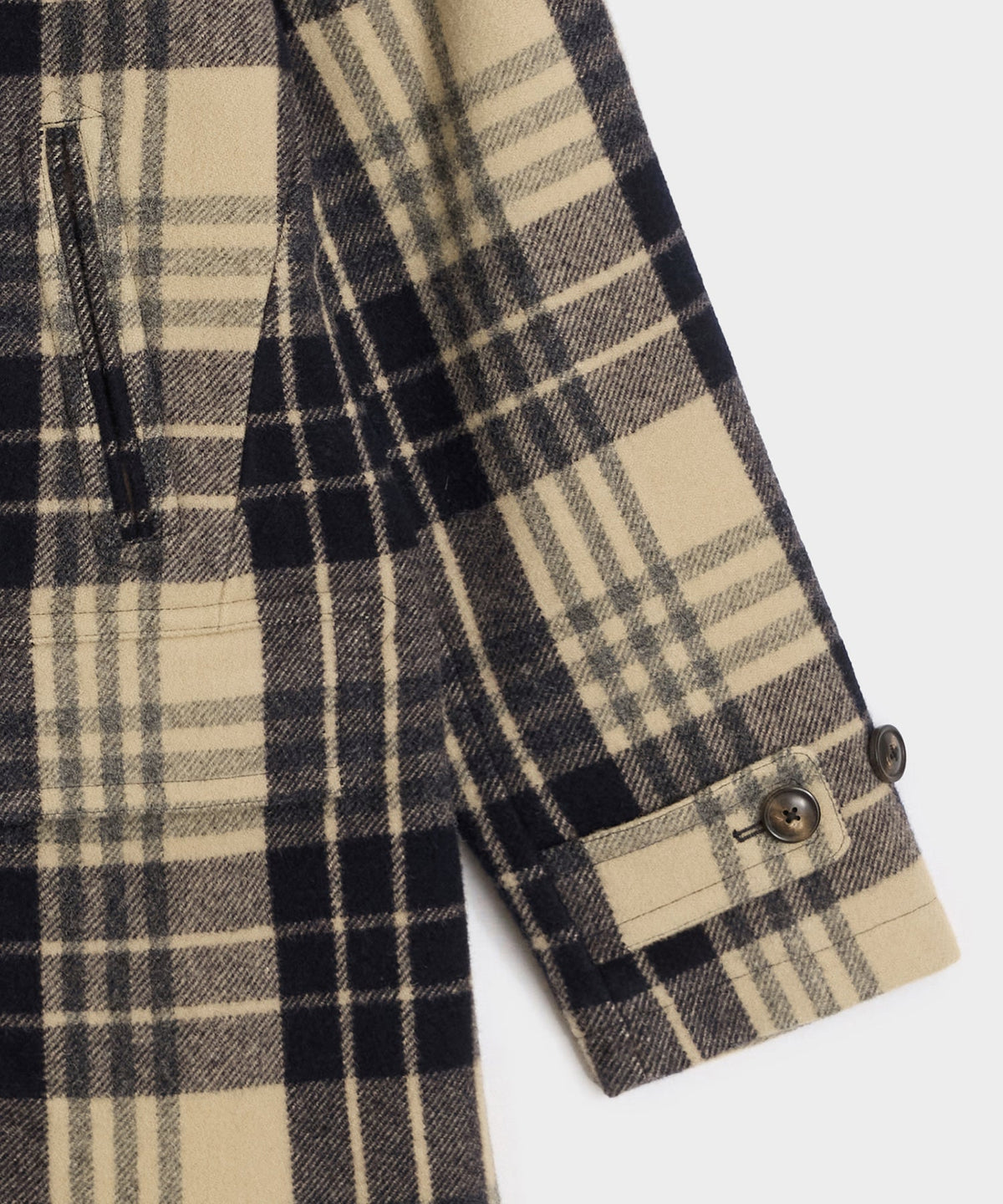 Italian Wool Peacoat - Navy
