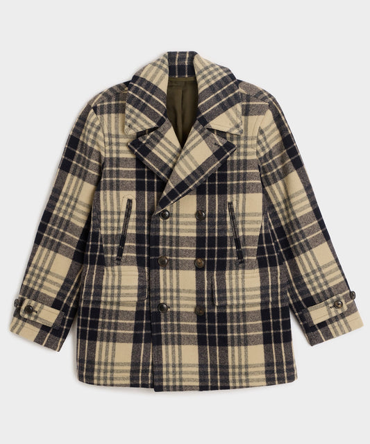 Italian Wool Peacoat - Navy