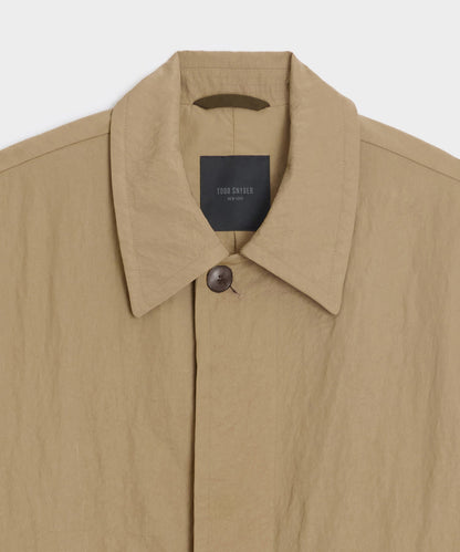 Italian Dover Trench Coat - Stone
