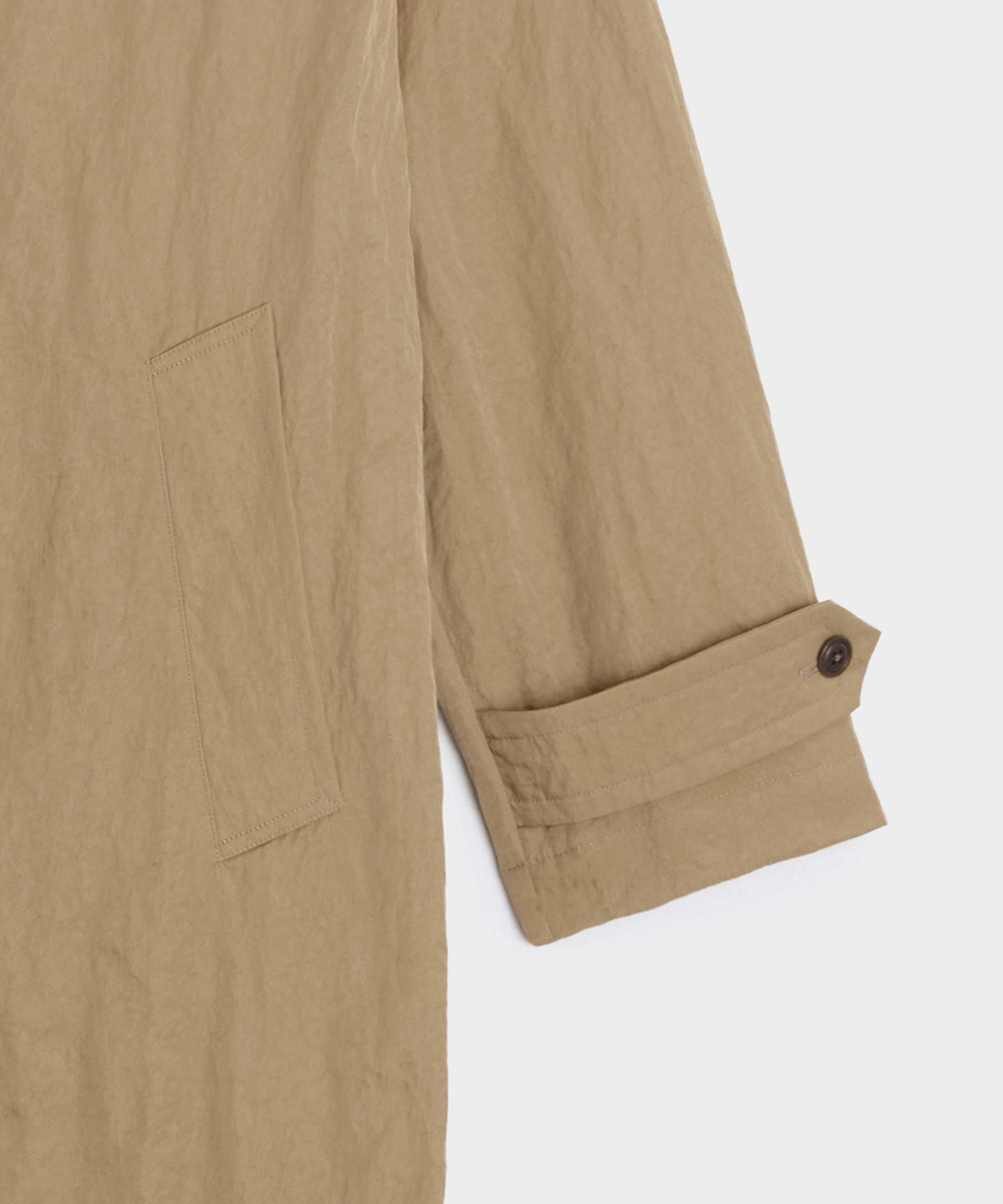 Italian Dover Trench Coat - Stone