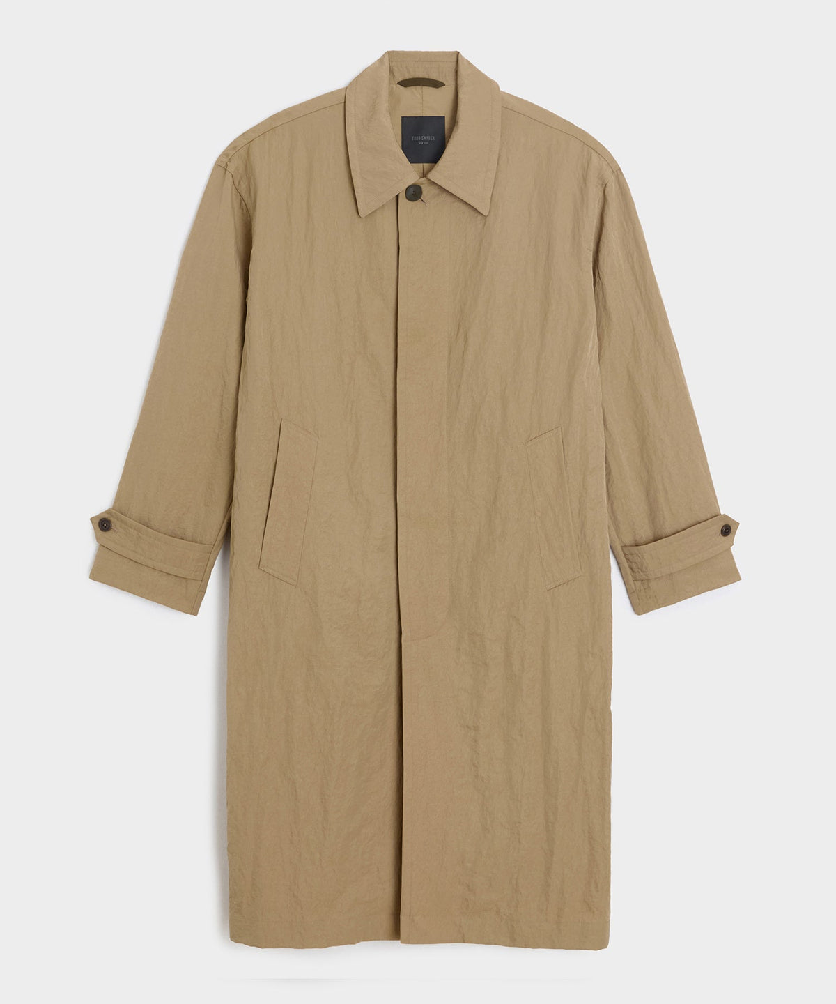 Italian Dover Trench Coat - Stone
