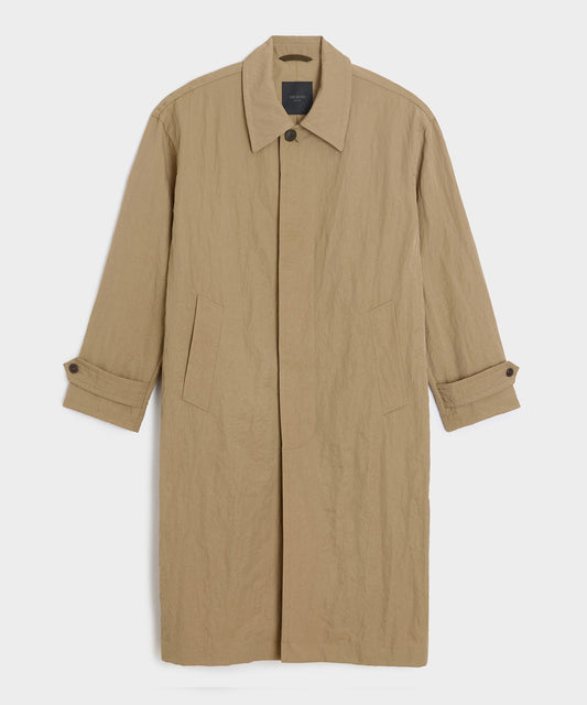 Italian Dover Trench Coat - Stone