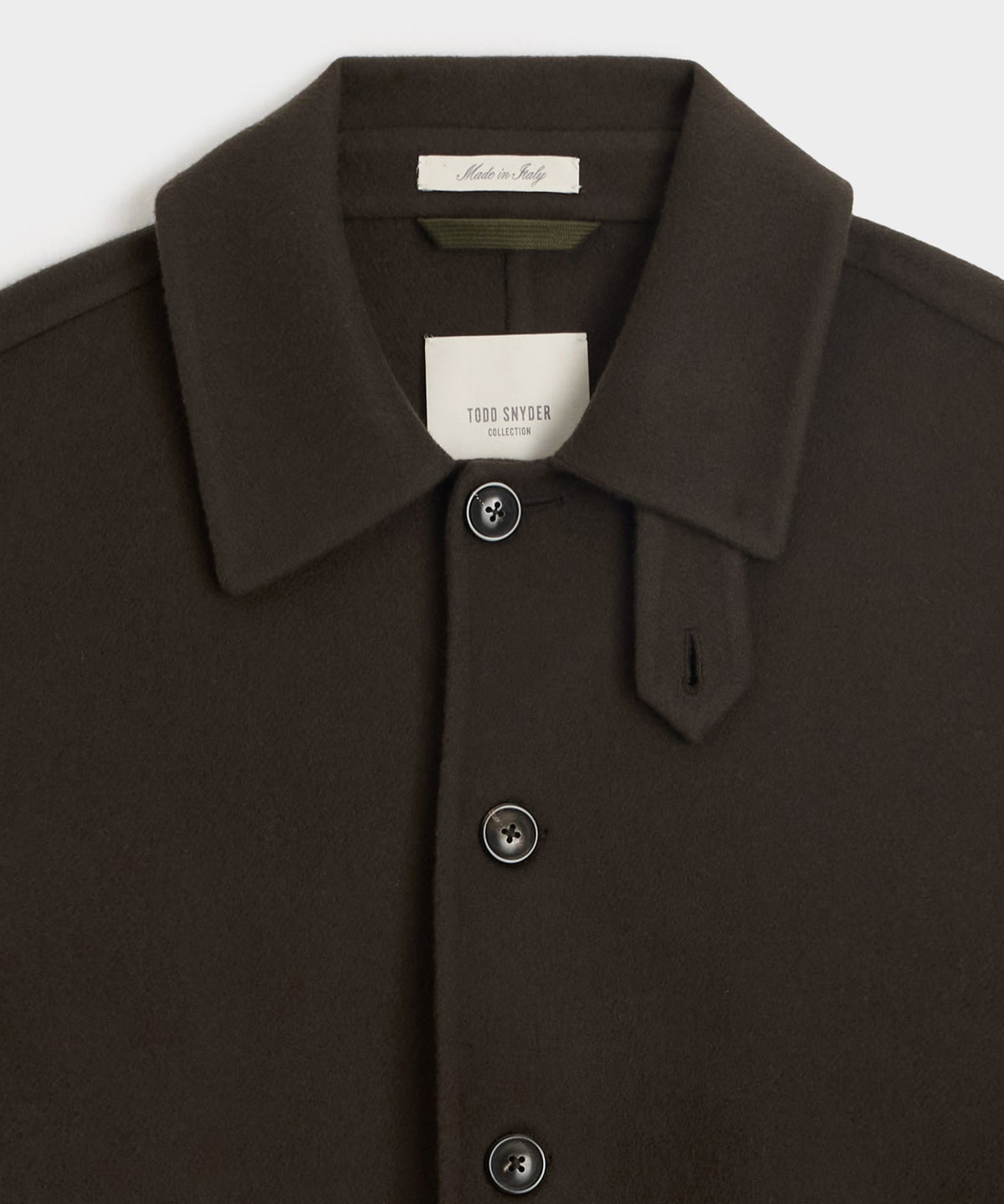 Cashmere Belted Topcoat - Brown